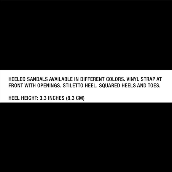 Zara open toe black heels - Picture 5 of 5